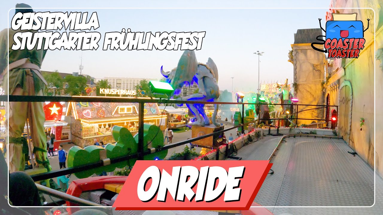 Geister Villa (Molengraft-Sipkema) - Stuttgarter Frühlingsfest - Geisterbahn von Barbisan | POV