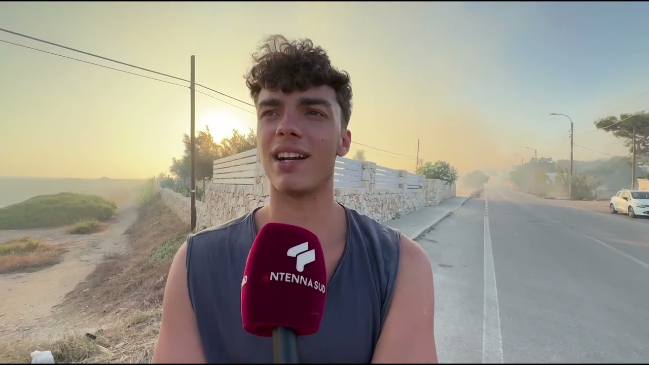 31 LUGLIO 2024   MARINA DI PULSANO     INCENDIO, VOCE AI RESIDENTI