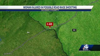 Part of I-85 in Oconee County closed after woman shot during reported road rage, deputies say