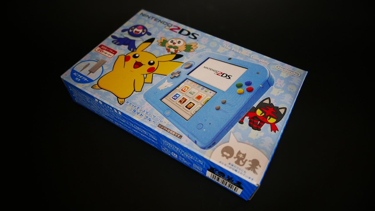 ニンテンドー2ds ポケットモンスター サン ムーン ライトブルー 買ってみた Youtube