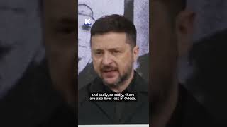 Zelensky reacts to deadly Russian attack