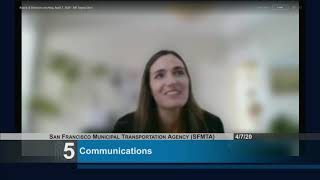 SFMTA Board of Directors April 7, 2020, Virtual Board Meeting