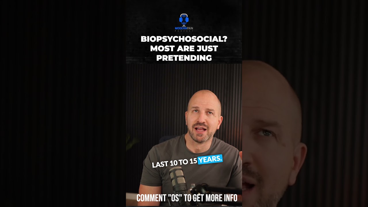 Biopsychosocial  Most Are Just Pretending #chronicpain #physicaltherapy #painmanagement  #podcast