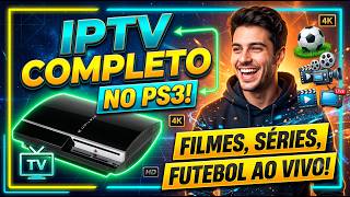 IPTV NO PS3 - Como Assistir Filmes, Séries e Futebol Ao Vivo