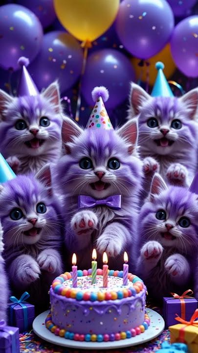 #birtdaycelebration #happybirthday #birthday #birthdaycake #birthdayboy #happybirthdaysong #kitten