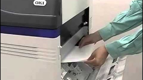 C900 Series How to remove paper jam from Right Side Cover