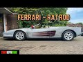 Abandoned Ferrari Testarossa Rescued to Build the Worlds ONLY Rat Rod Ferrari - CHEAP !!