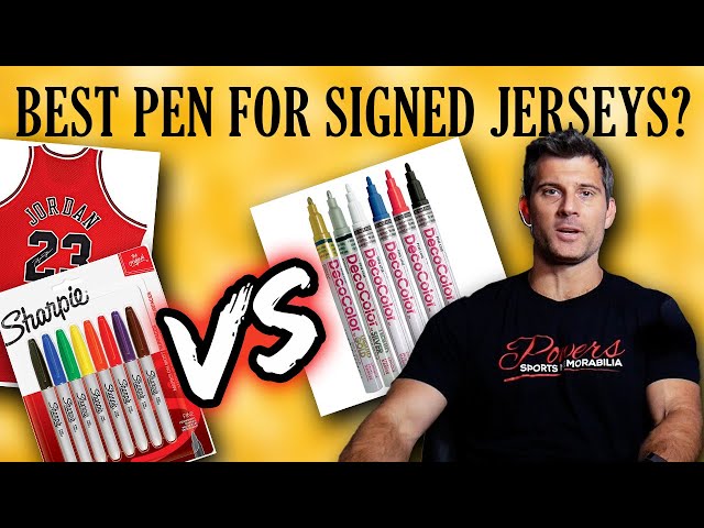 The Best Pens to Use for Autographed Sports Memorabilia