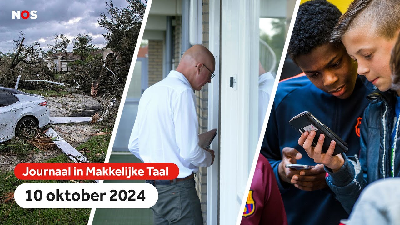 Orkaan zorgt voor schade, deurwaarders worden vaker bedreigd en slechte ogen door telefoongebruik.