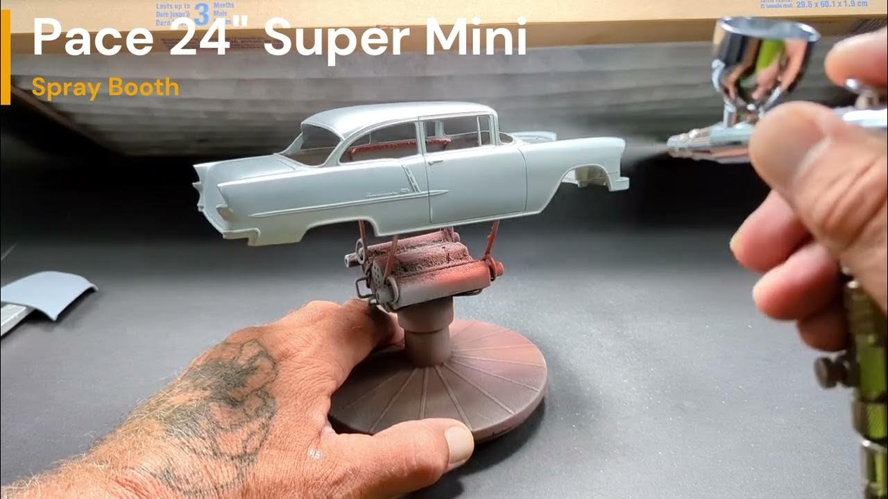 Part 2 Pace Spray Booth Blue Ox Model Shop 55 Bel Air Painted And
