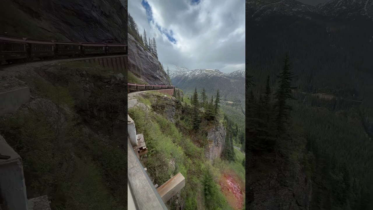 This Alaska Train Ride Doesn’t Look Real 🥹🚂 | Skagway, Alaska