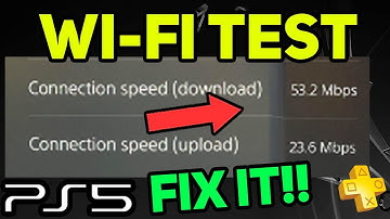 PS5 WIFI TEST EASY FIX! (Fast Solution)