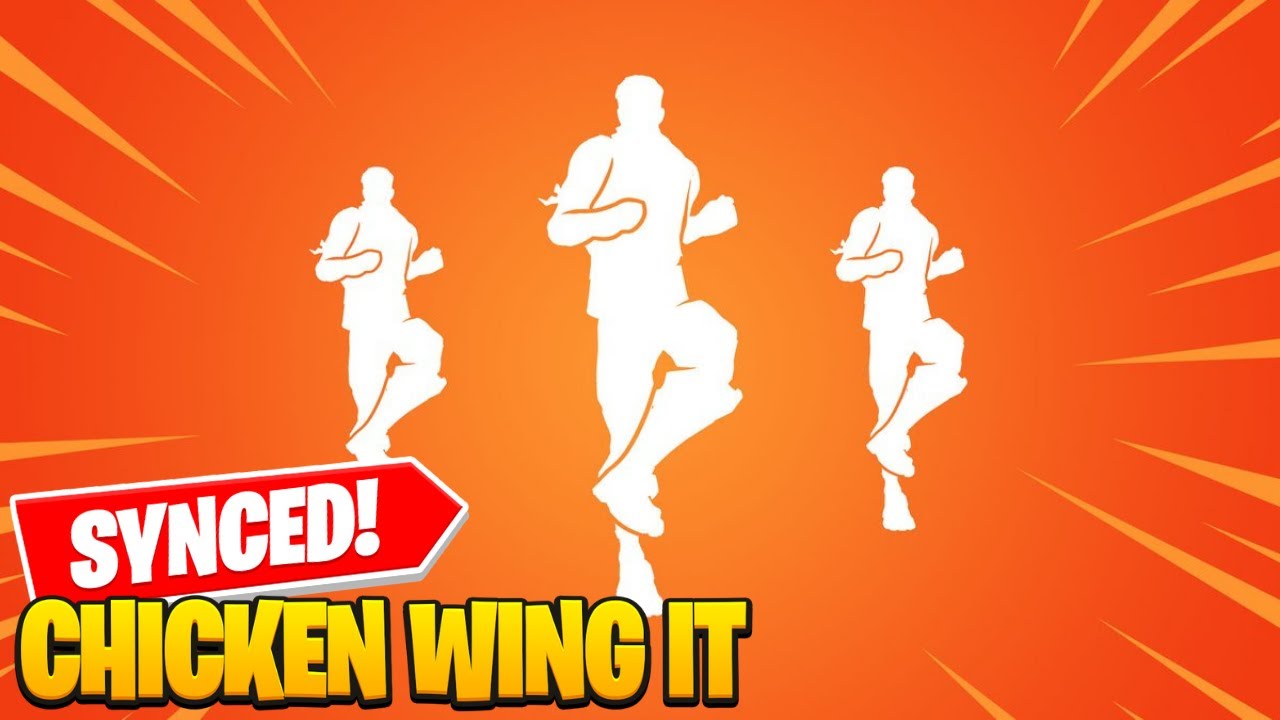 *NEW* Fortnite Chicken Wing It Emote ALL BATTLE PASS SKINS from