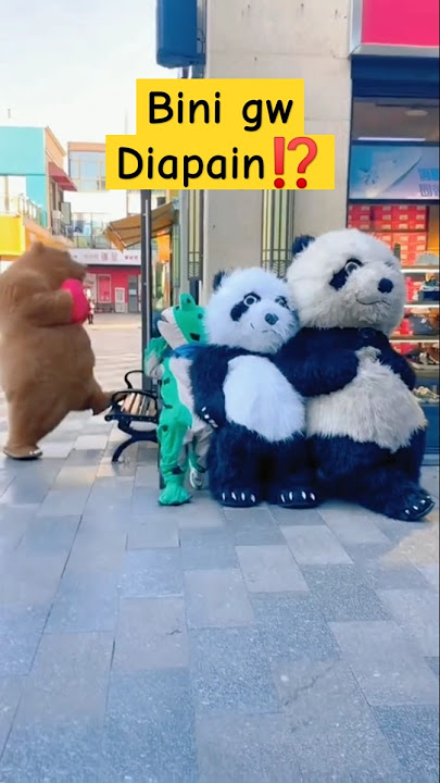 Komedi badut panda bini gw diapain⁉️#comedy #dubbing #komedi