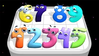 MERGE NUMBERJACK RUN 3D - Math Battles (Max Upgrade) screenshot 2