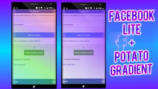 Facebook lite + potato gradient | Mod 2018 | screenshot 3
