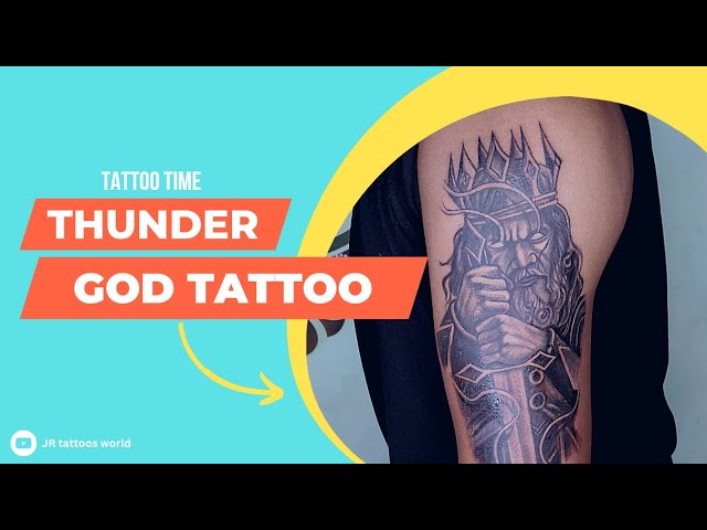THUNDER GOD TATTOO DESIGN |BEST TATTOO DESIGN | JR TATTOOS WORLD | TATTOO  SHOP IN KOLKATA.... - YouTube