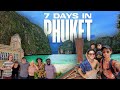 7 days phuket  phi phi in the rain july 2022 what to do backpacking snorkeling amazing food