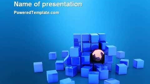 Structure PowerPoint Template by PoweredTemplate.com