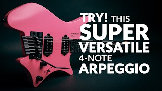 Try this SUPER Versatile 4-note ARPEGGIO for Modes and the II-V-I