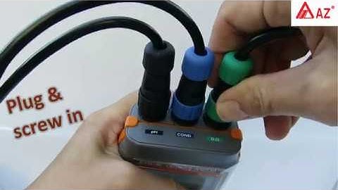 AZ 86031 combo pH/EC/DO meter calibration and maintenance-English