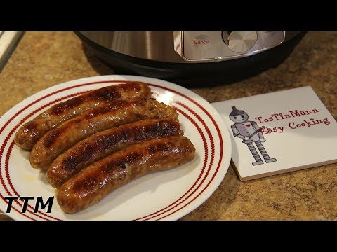 How to Cook Sausage in the Instant Pot Ultra 60 Pressure Cooker~Reverse Seared Sausage