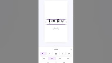 How to make Text Drip in Canva #canva
