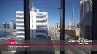 Fitted Office For Rent In Metropolis Tower, Business Bay, Dubai