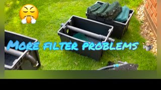 DIY koi pond filter problems again!😉