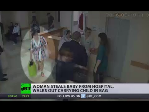 Russian baby snatcher: Mom steals someone else’s child in a shopping bag