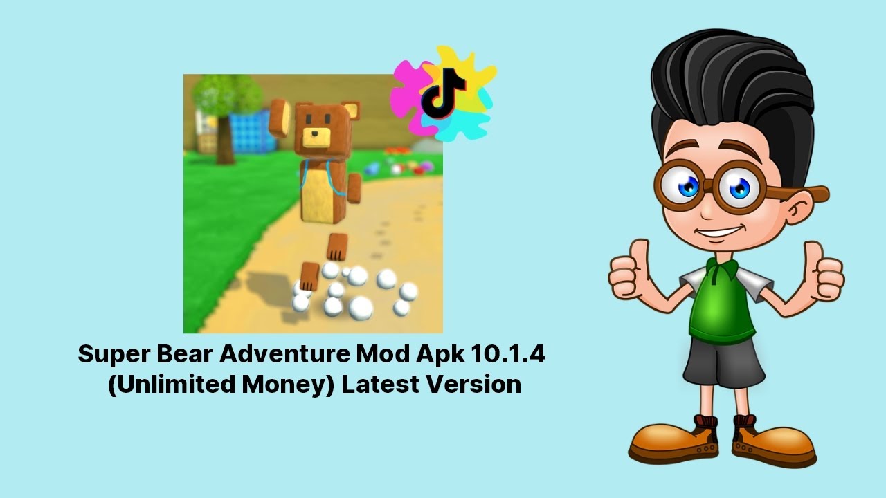 Super Bear Adventure MOD APK (Unlimited 🤑 Money AND Health)_