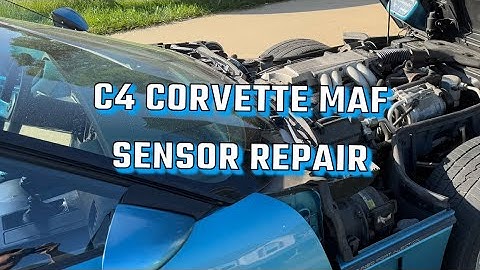 1986-1989 C4 CORVETTE MAF (Mass airflow sensor) REPLACEMENT.