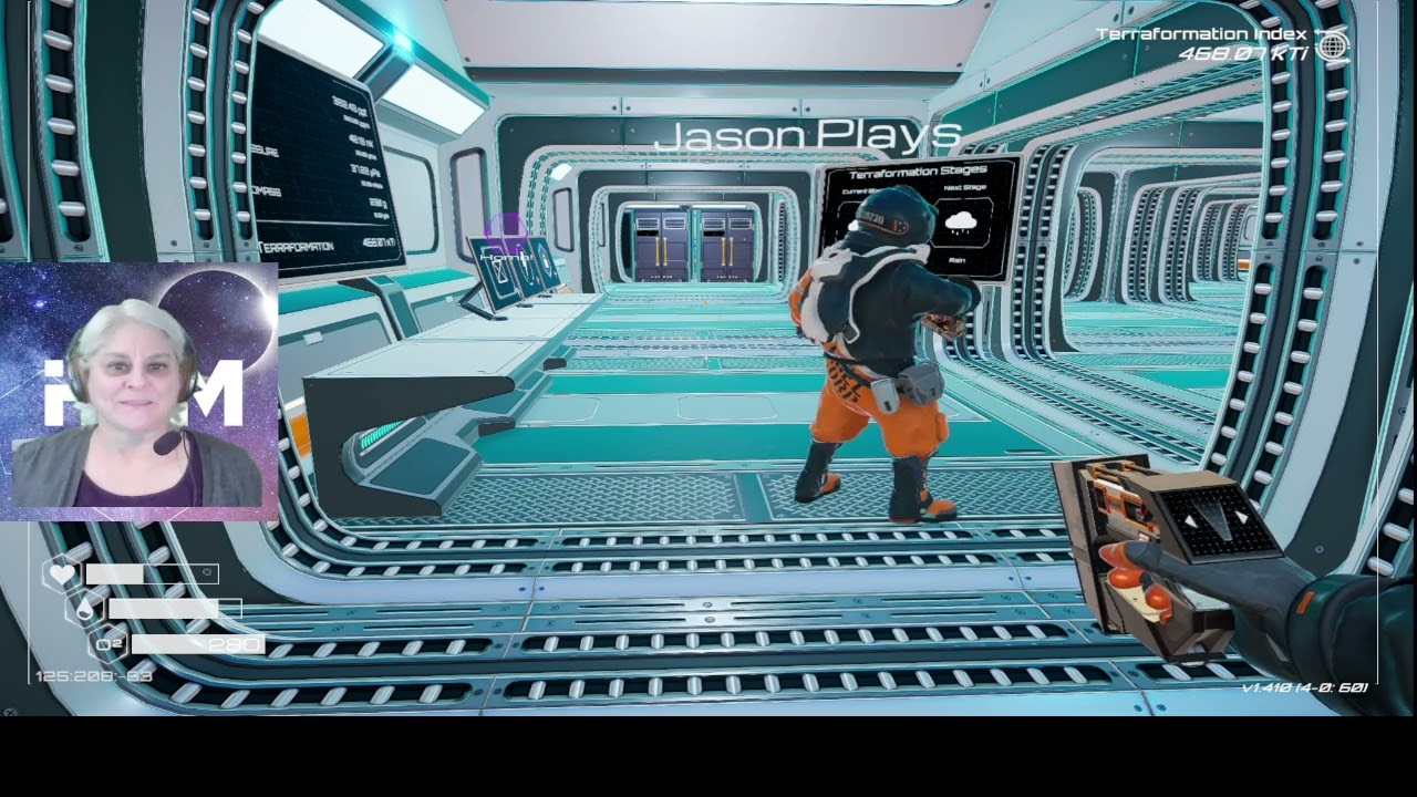 Planet Crafter with JasonPlays, working on the planet, March 24, 2025.