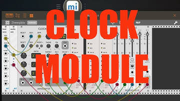 miRack AUv3 - Tutorial: Exploring the app Part 2, Clock module