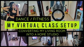 My complete VIRTUAL DANCE STUDIO SET UP at HOME | Using phone as Web CAM for ZOOM classes | JLOGS screenshot 1