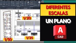 🧩 AutoCAD: Diferentes Escalas en un Solo Layout — ¡Paso a Paso!