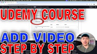 ✅  How To Add Video To Udemy Course🔴
