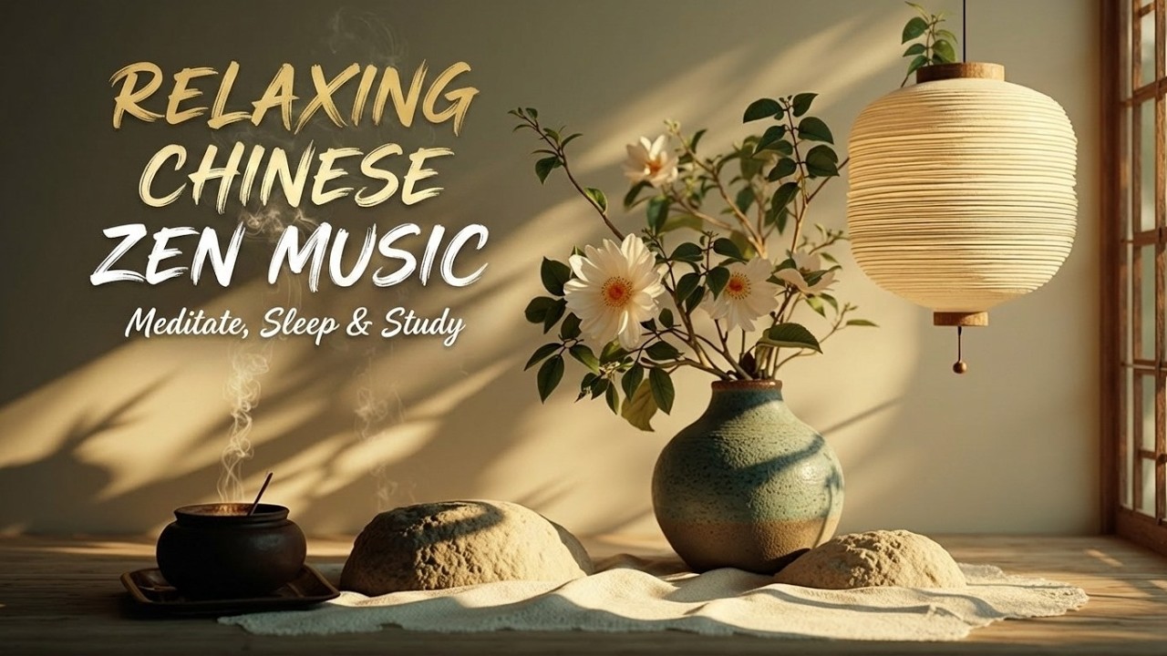 Deep Chinese Zen Music Stress Relief | Guqin and Xiao Flute for Peace ...