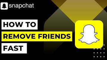 How to Remove Friends Fast On Snapchat | 2023