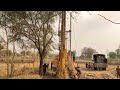 Borewell drilling 20hp water In the video
