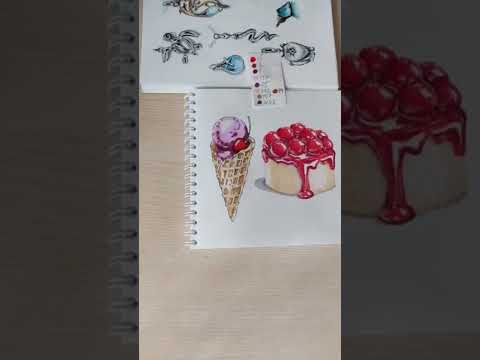 мороженое #маркеры #скетч #мороженое #рисунок #markers #sketch #art