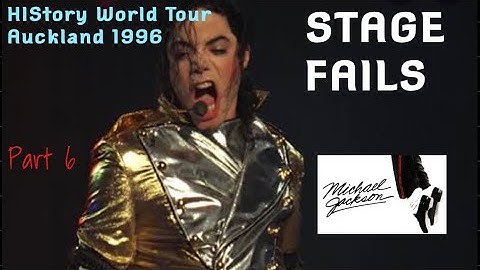 Michael Jackson - Stage Fails Part 6 - Auckland 1996 - HIStory World Tour