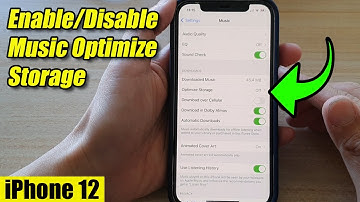 iPhone 12: How to Enable/Disable Music Optimize Storage