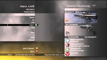 Vzify Stars | MW2 Class Setup Video (Thanks For 150!)