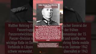 Walther Nehring – Panzerführer des Afrikakorps | Nordafrika &amp; Ostfront WW2