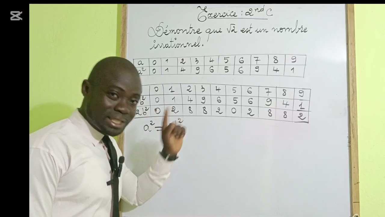 IRRATIONALITE DE √2, 2nd C