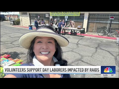 Volunteers support day