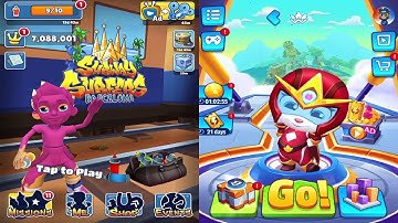 Subway Surfers: Barcelona! VS Talking Tom Hero Dash Run Walkthrough