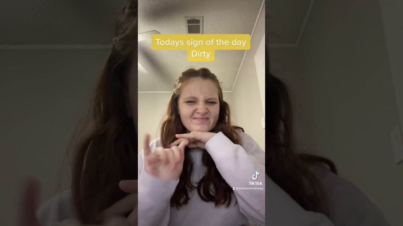 Learn How To Sign Dirty In ASL For Beginners American Sign Language Learn How To Sign Dirty In ASL For Beginners American Sign Language