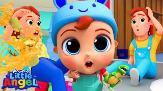 Baby John’s Oopsie Day! 🩹 Accidents Song | Little Angel Nursery Rhymes